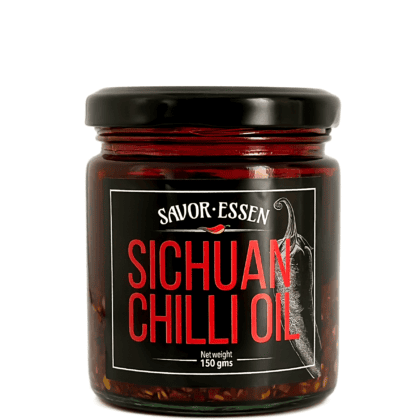 Savor Essen Sichuan Chili Oil - Regular Spice | Authentic Spicy Sichuan Flavor | Perfect for Enhancing Asian Cuisine | Vegan and Gluten-Free | Made with Premium Ingredients